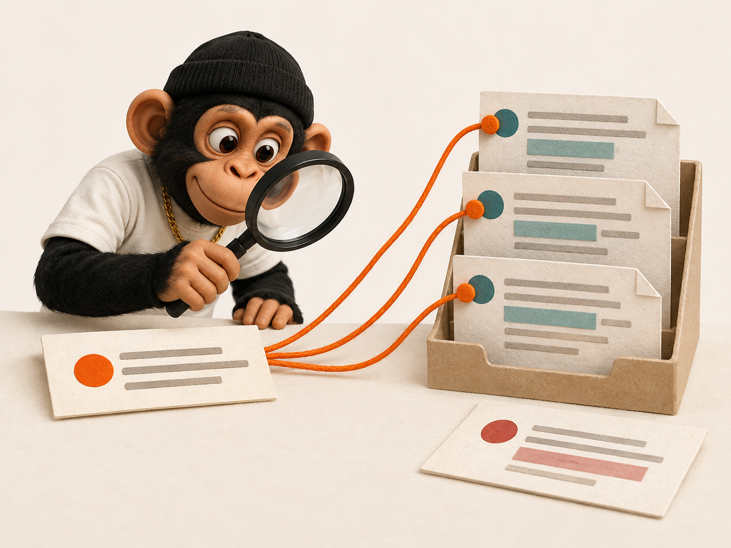 TopiaX mascot tracing an AI claim back to source evidence
